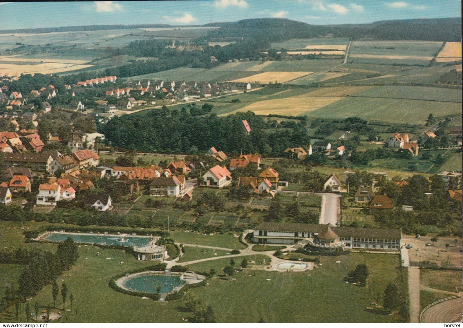 D-31848 Bad Münder - Am Deister - Luftaufnahme - Schwimmbad - Aerial View - Stamp - Hameln (Pyrmont)