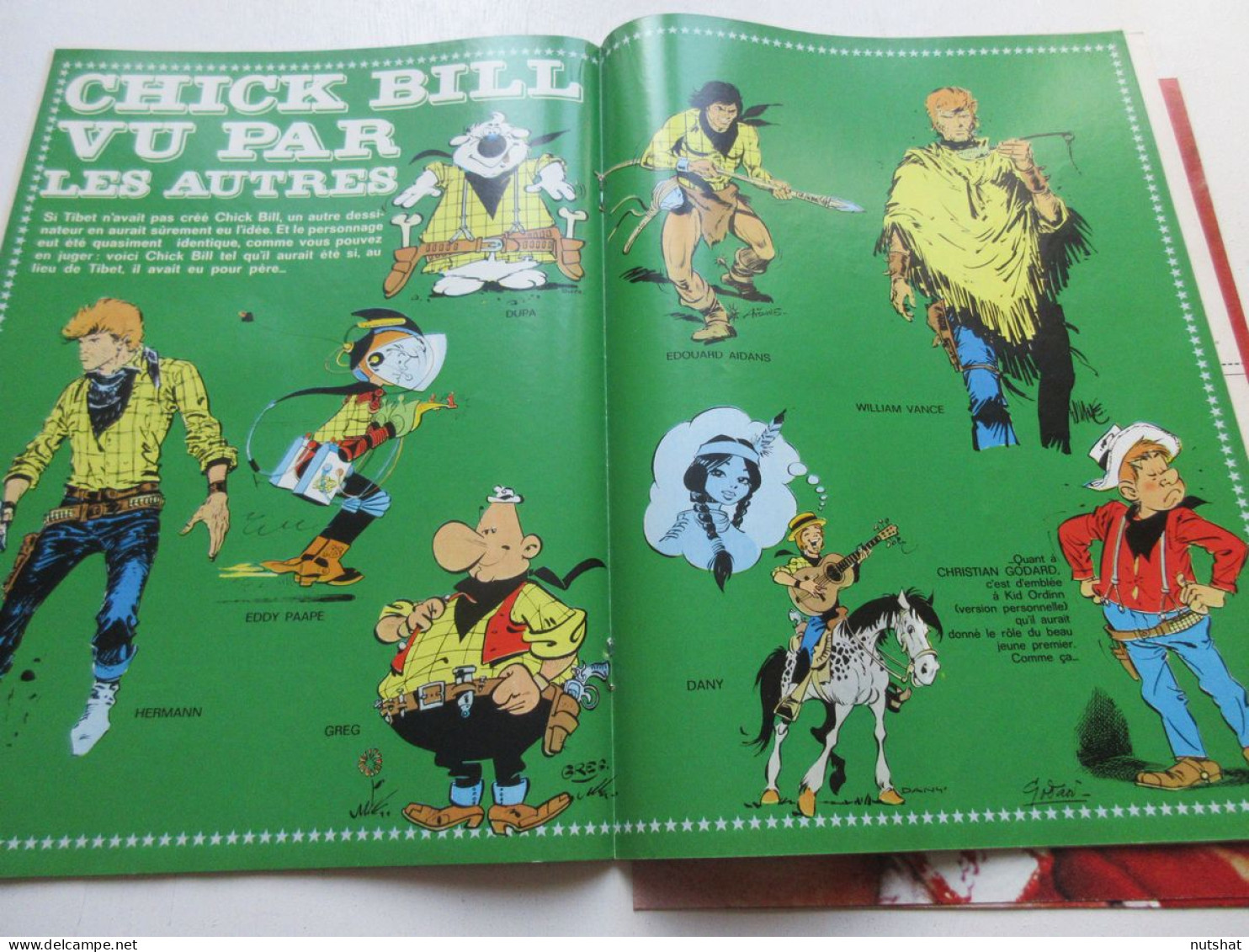 TINTIN 031 07.08.1973 Les 20 ANS De CHICK BILL COMANCHE Et ACTEURS Du TRIPLE-SIX - Tintin