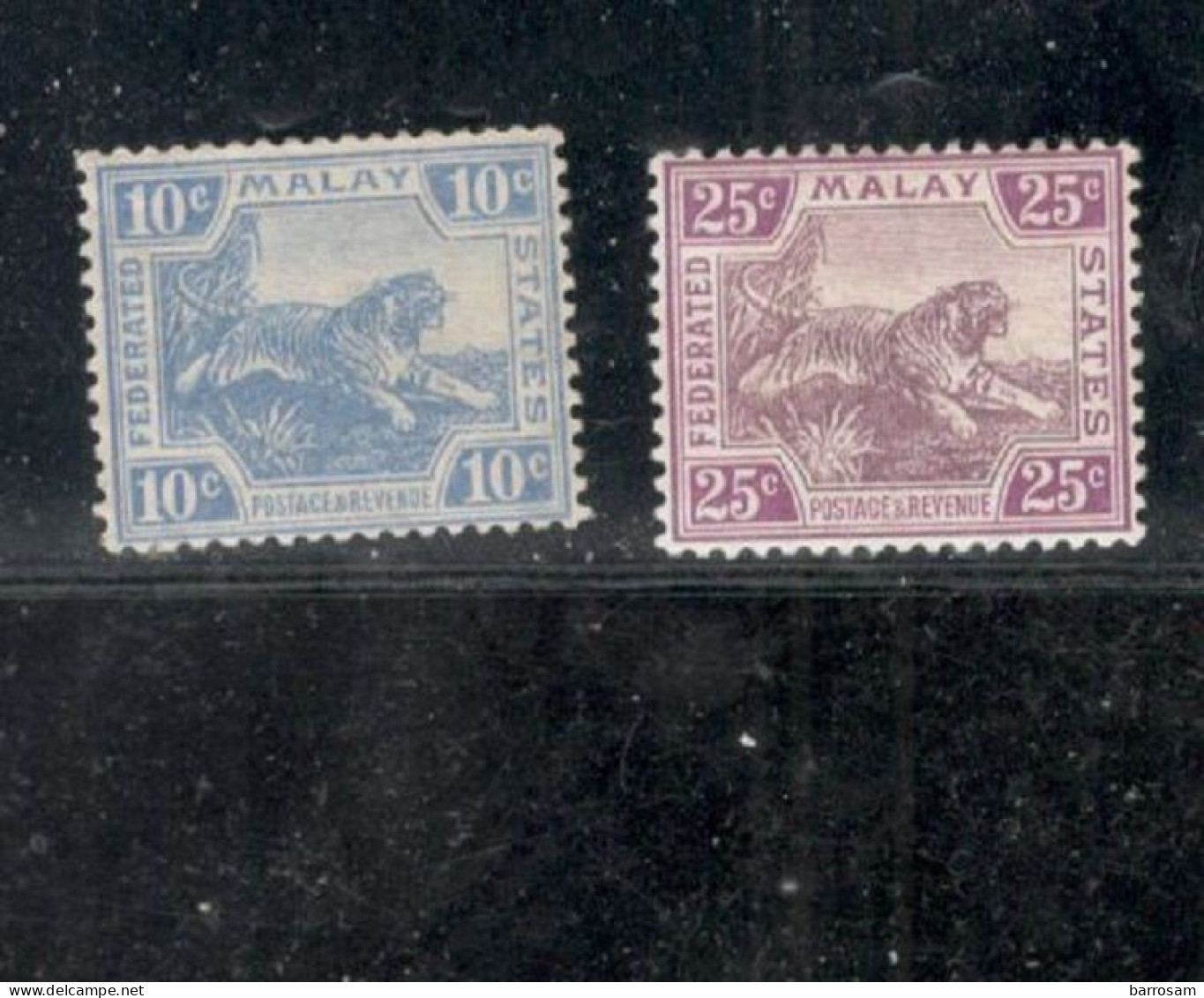 MALAYSIAN STATES.......1923-29: Michel63&68mh* - Straits Settlements