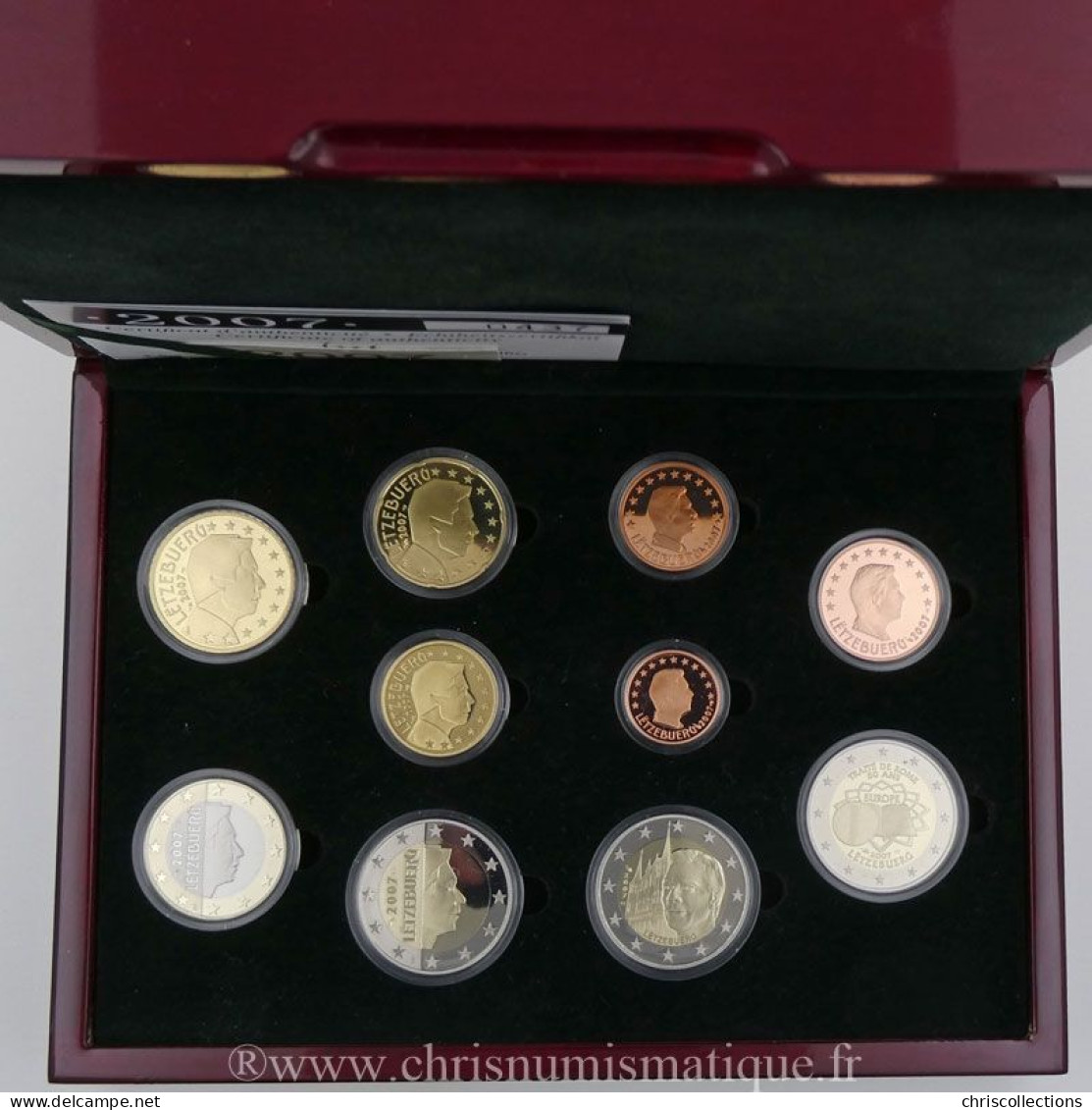 Euro, Luxembourg, Coffret Proof 2007 - Lussemburgo