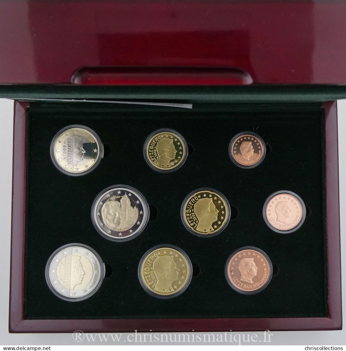 Euro, Luxembourg, Coffret Proof 2008 - Luxemburgo