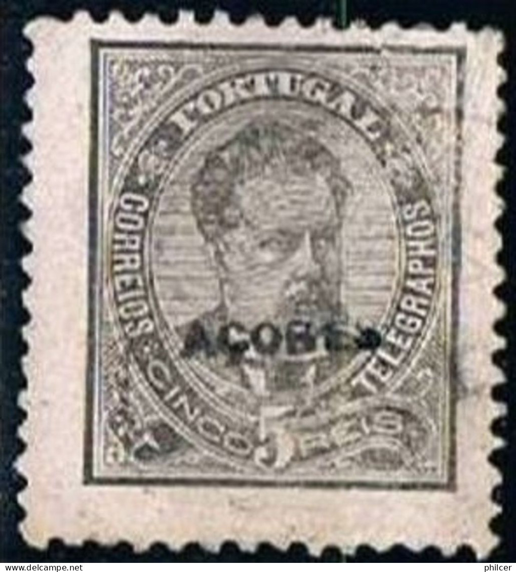 Açores, 1884/7, # 52 Dent. 11 3/4, Used - Azores