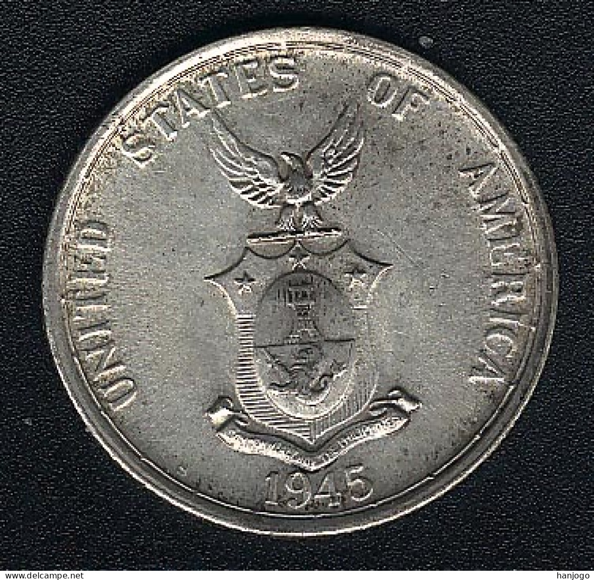 Philippinen, 50 Centavos 1945 S, Silber, XF+ - Philippinen