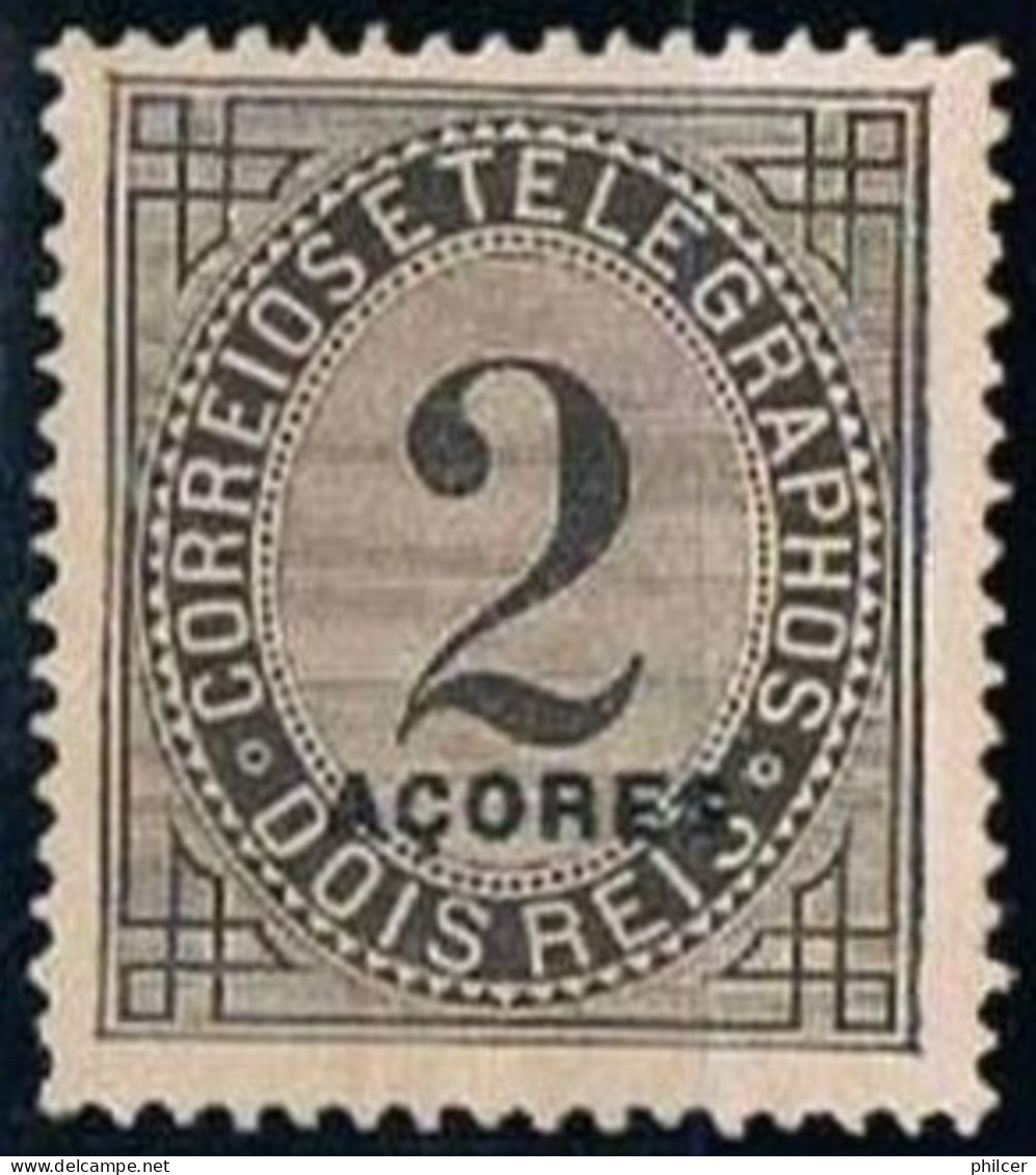 Açores, 1885, # 51 Dent. 13 1/2, MHNG - Açores