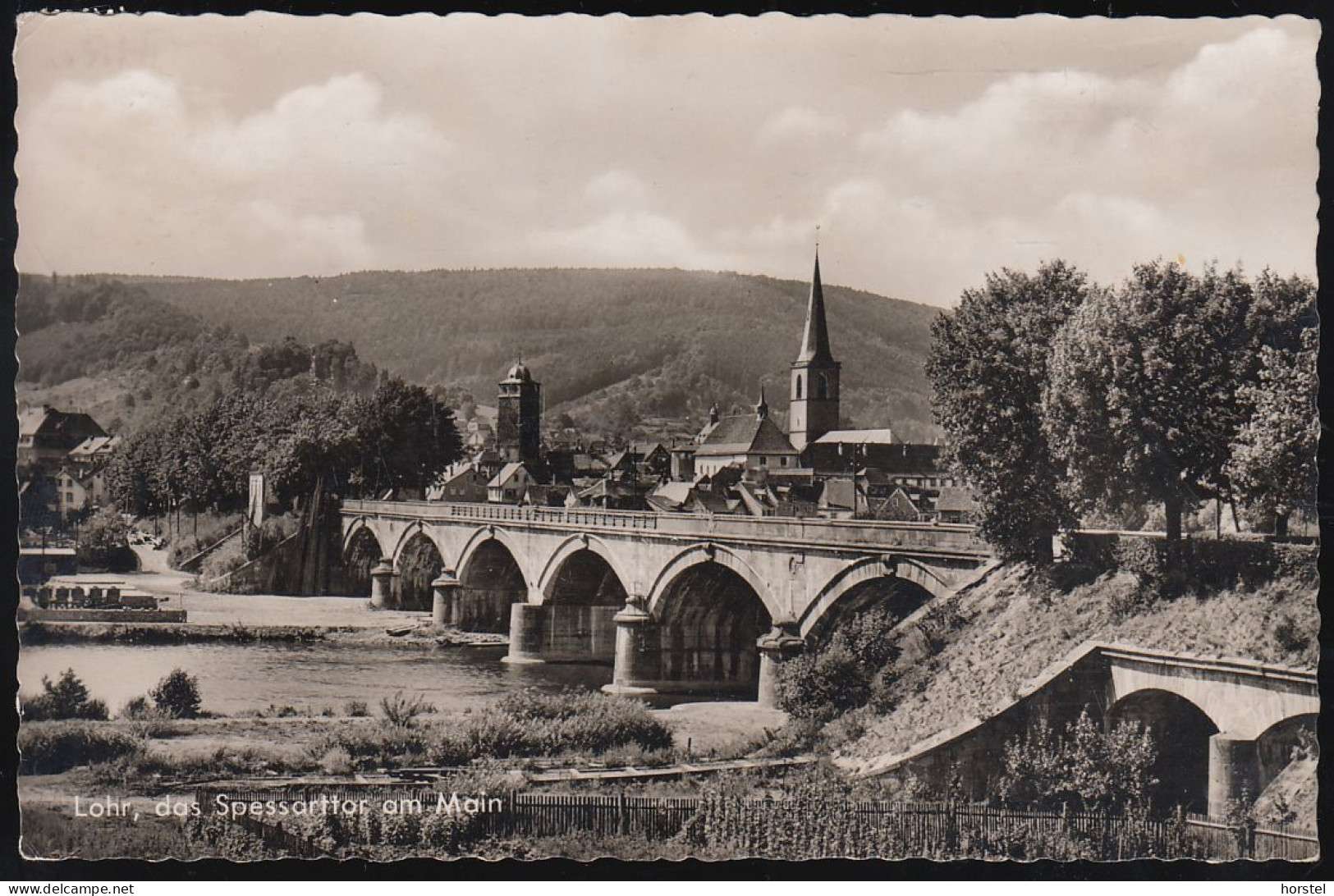 D-97816 Lohr A. Main - Stadtansicht Mit Kirche Und Brücke - Nice Stamp (Cept) 1960 - Lohr