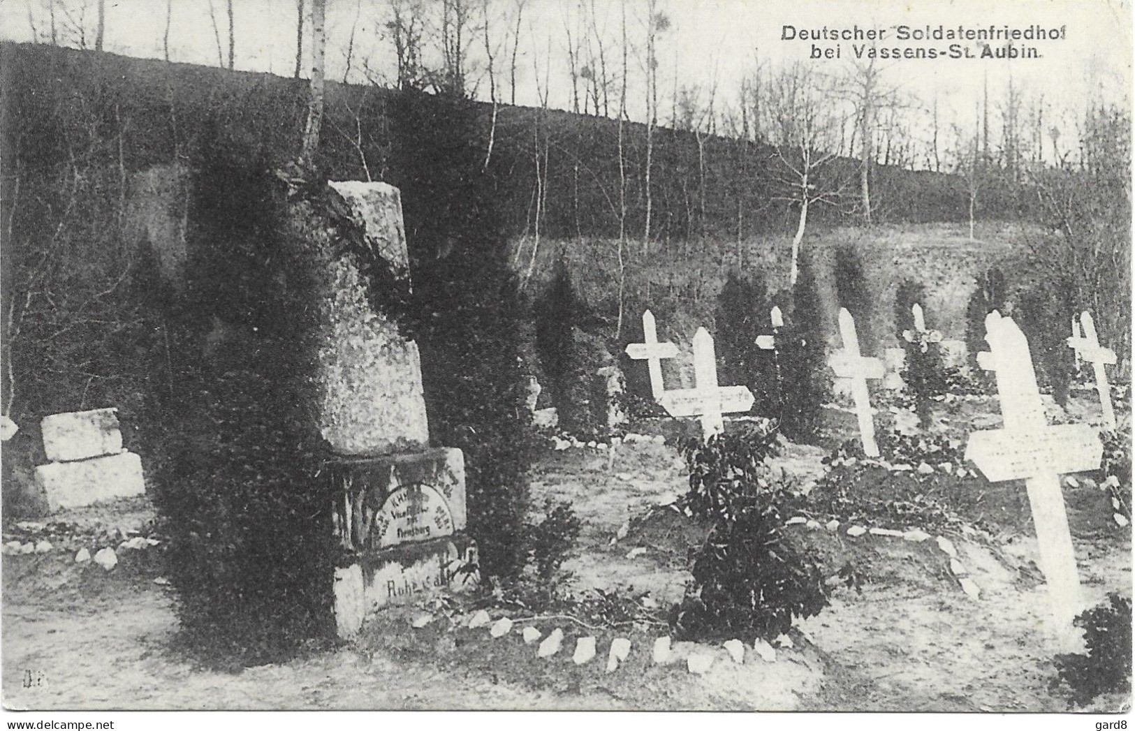 Cimetière Militaire Allemand De Vassens-St Aubin (60)    -WWI - Cementerios De Los Caídos De Guerra