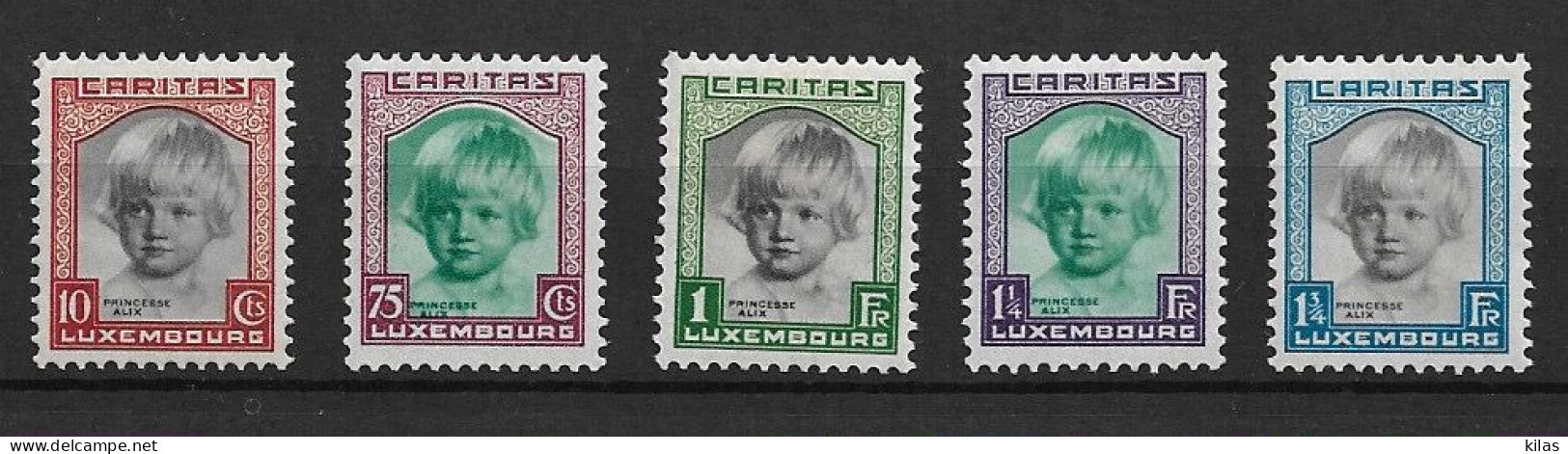 LUXEMBOURG 1931 CARITAS MH - Ongebruikt