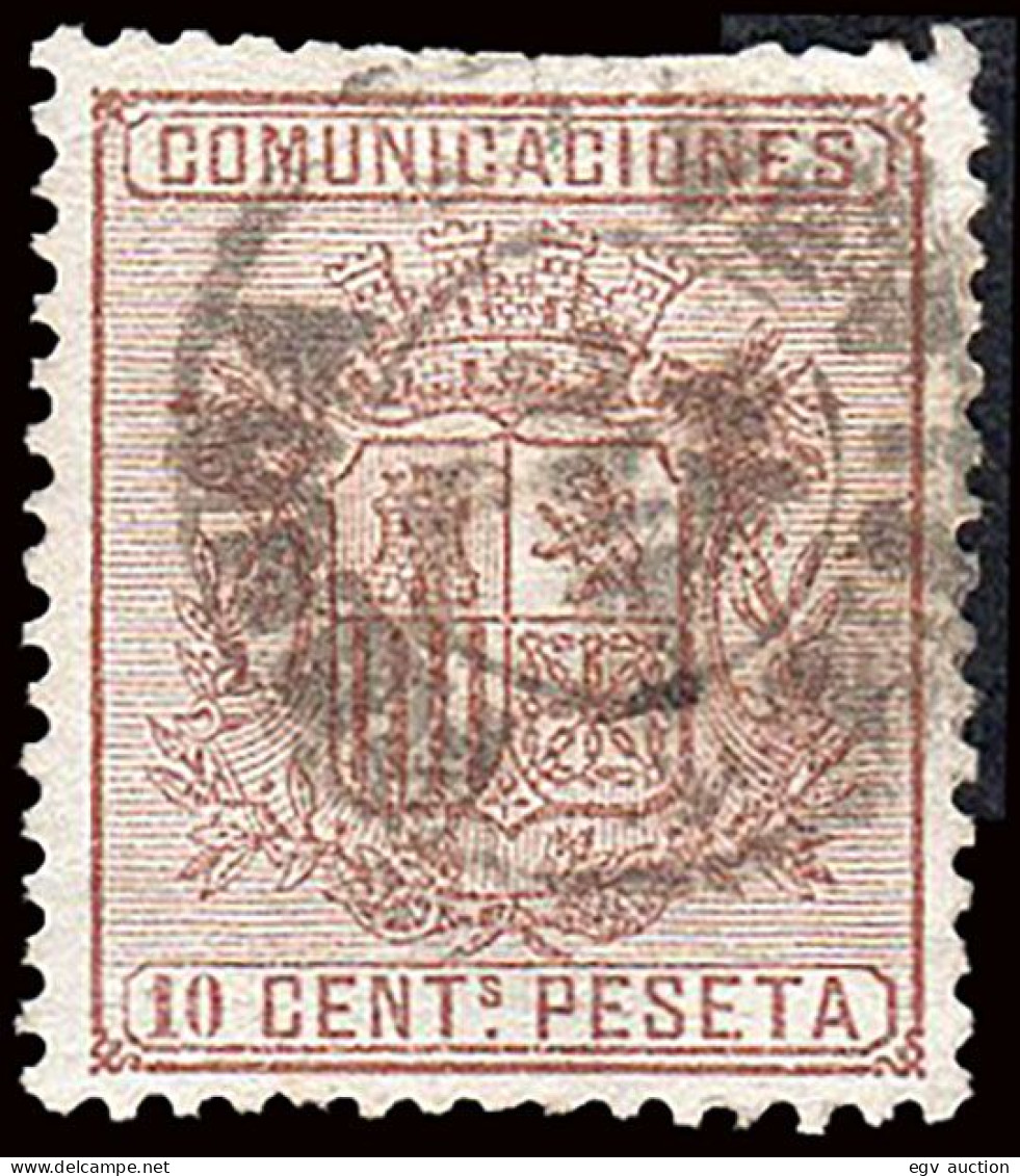 Málaga - Edi O 153 - 10 Cts.- Mat Fech. Tp. II "Ronda" - Gebraucht