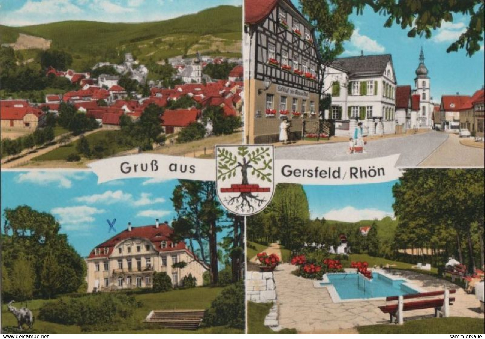 98499 - Gersfeld - U.a. Marktplatz - 1980 - Fulda