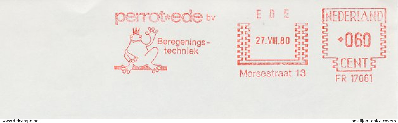 Meter Cut Netherlands 1980 Frog - Crown - Prince - Fairy Tales, Popular Stories & Legends