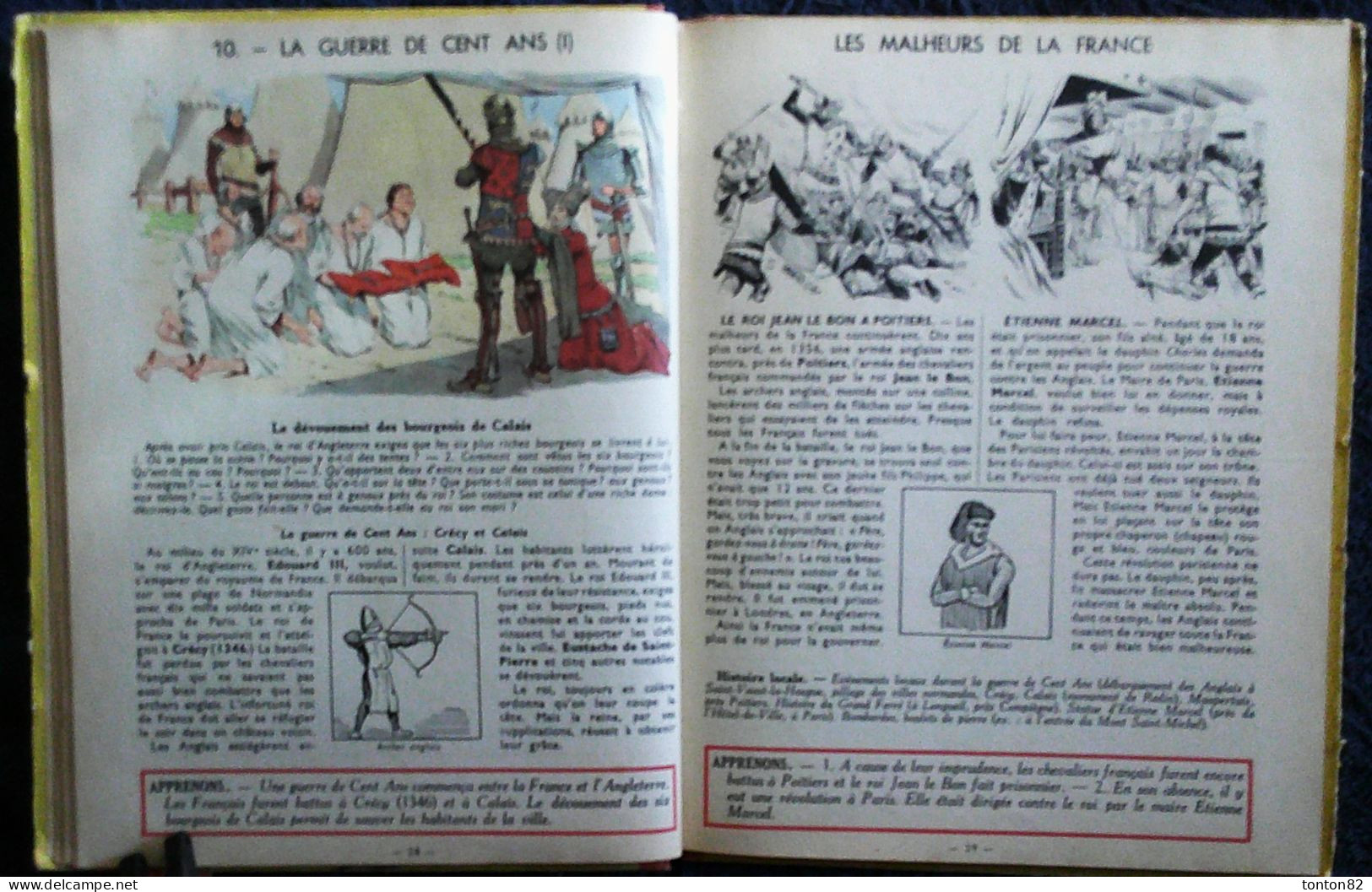 R. Ozouf / L. Leterrier - Belles Histoires de France -  Librairie Classique Eugène Belin - ( 1947 ) .