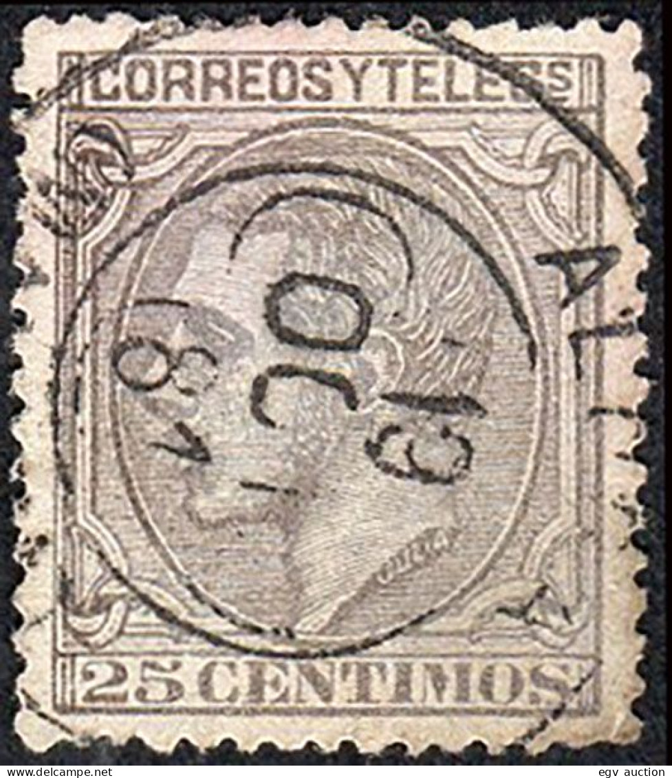 Málaga - Edi O 204 - 25 Cts.- Mat Trébol "Álora" - Used Stamps