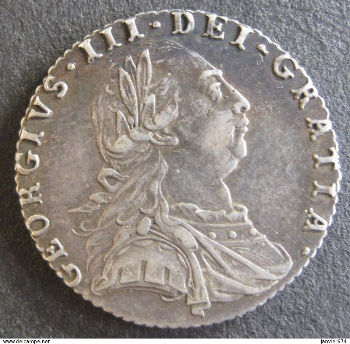 Grande Bretagne.  6 Pence 1787, George III. En Argent .Superbe KM# 606.1 - G. 6 Pence