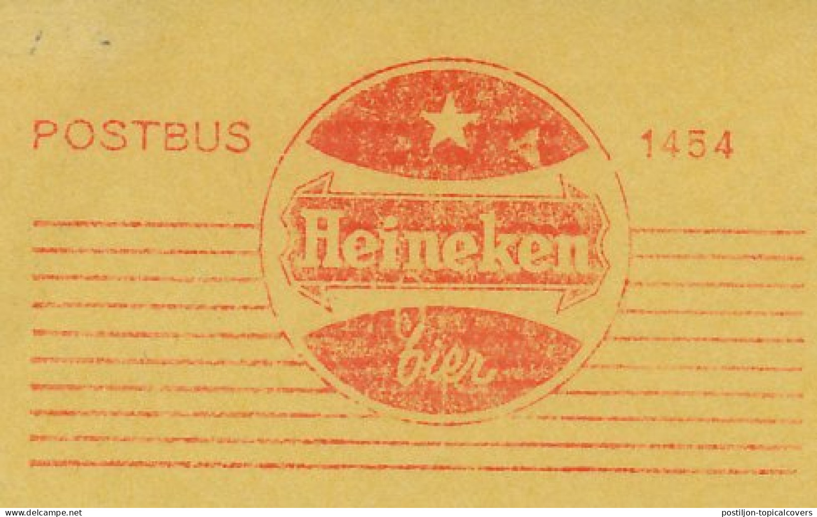 Meter Cut Netherlands 1966 Beer - Heineken - Vinos Y Alcoholes