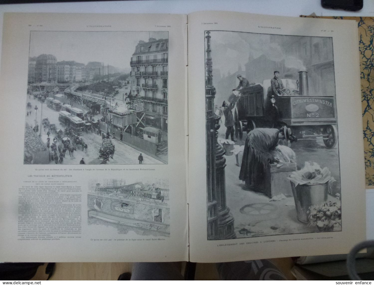 L'Illustration Décembre 1901 Sourds Muets Vercingétorix Bartholdi Boulevard Richard Lenoir - L'Illustration