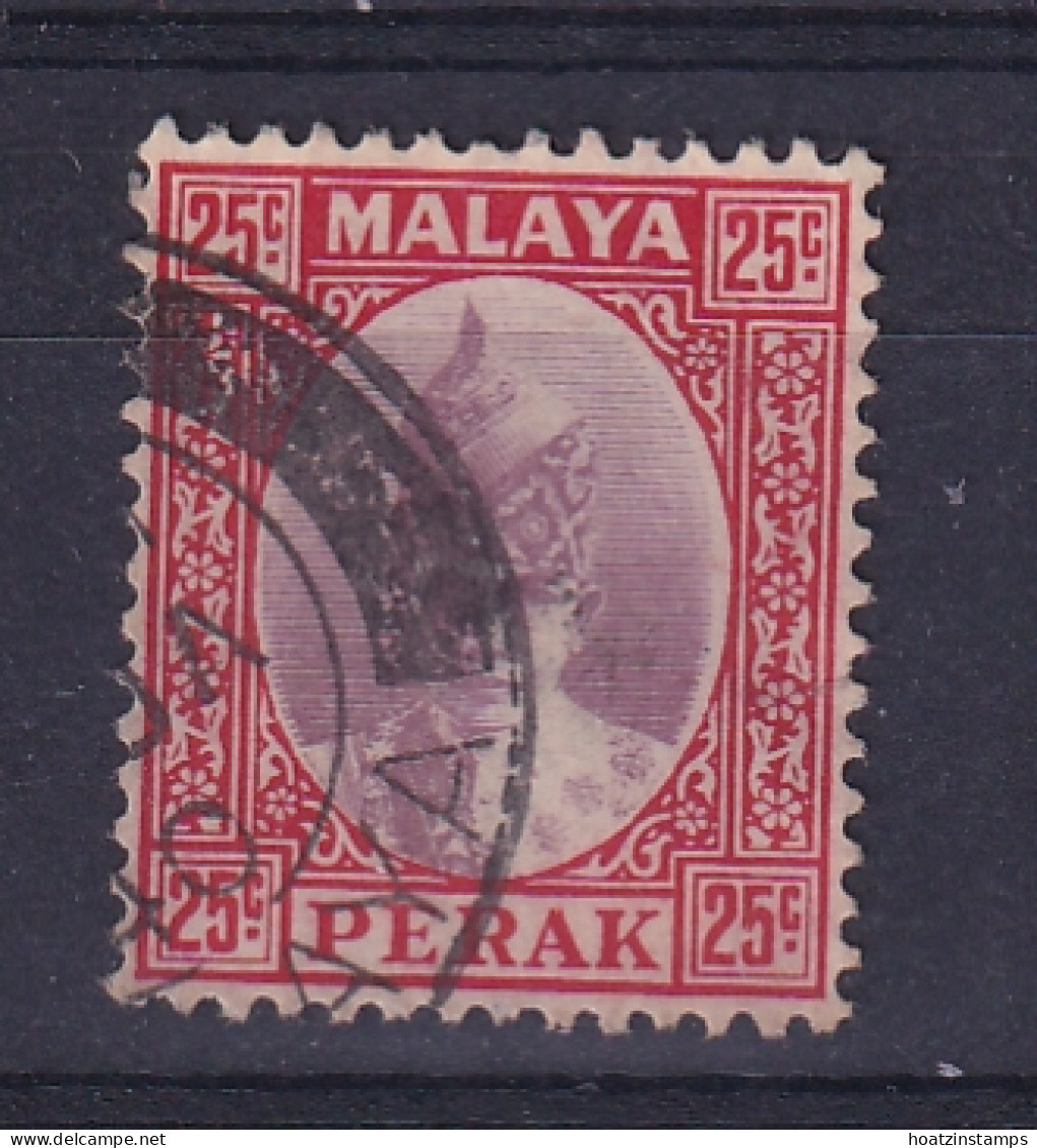 Malaya - Perak: 1938/41   Sultan Iskandar   SG115    25c     Used - Perak