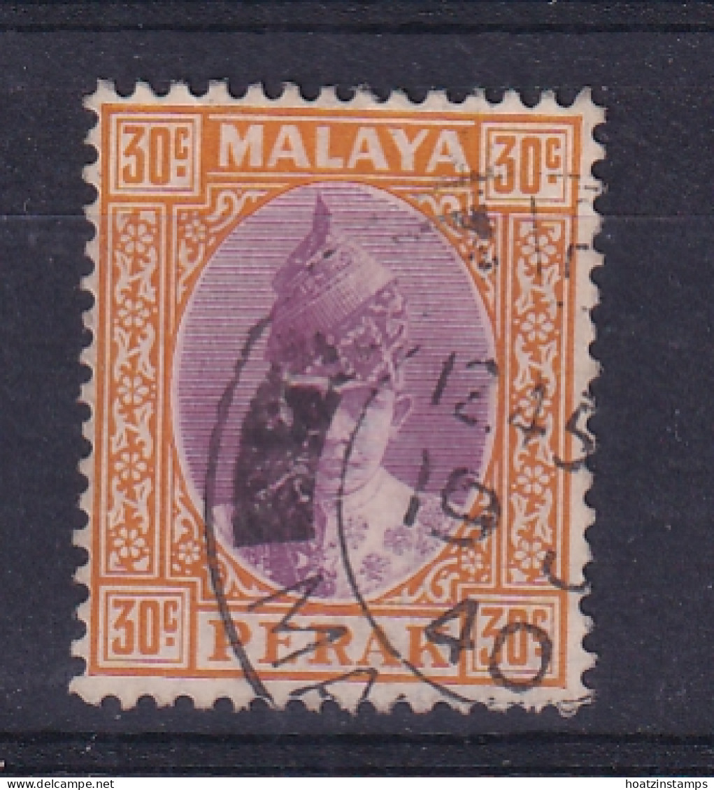 Malaya - Perak: 1938/41   Sultan Iskandar   SG116    30c    Used - Perak