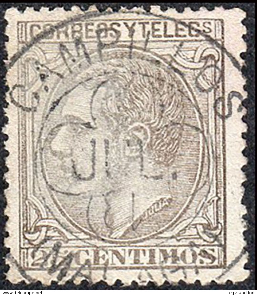 Málaga - Edi O 204 - 25 Cts.- Mat Trébol "Campillos" - Used Stamps