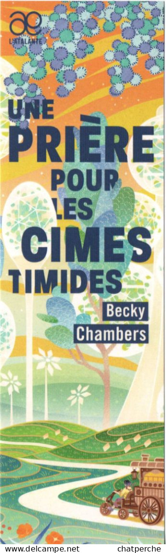 M-P MARQUE PAGES SIGNET BOOKMARKS UNE PRIERE POUR LES CIMES TIMIDES BECKY CHAMBERS - Marcapáginas