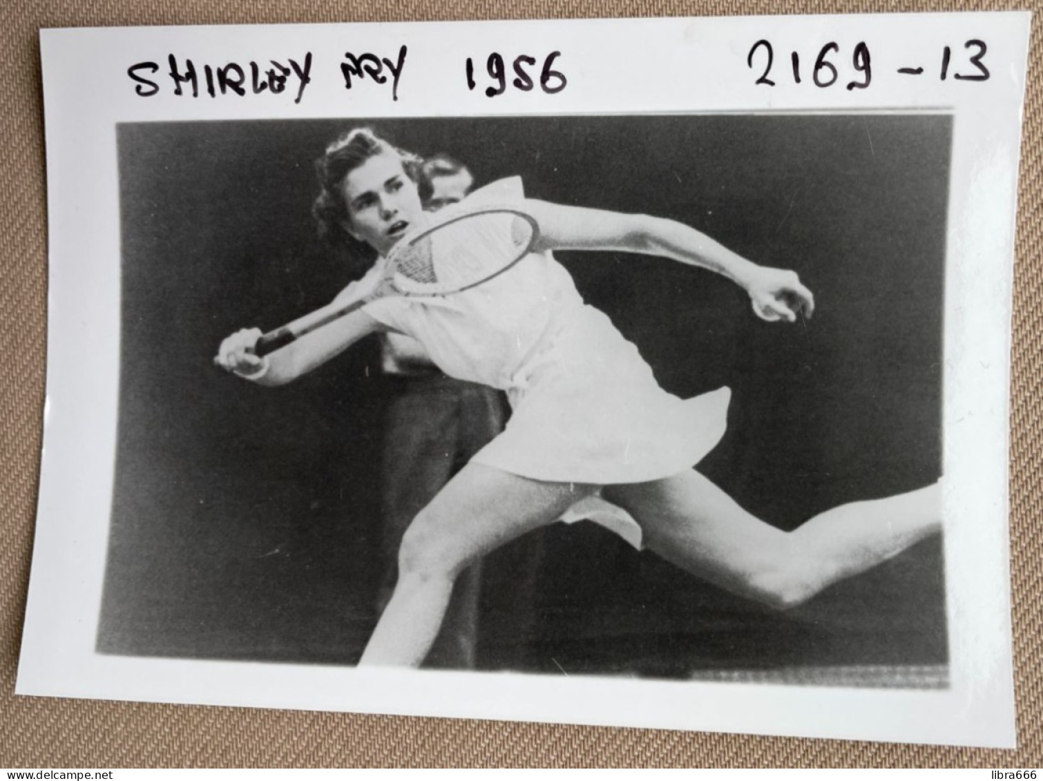 TENNIS - SHIRLEY FRY - Wimbledon 1951 - 12,5 X 9 Cm. (REPRO PHOTO ! - Zie Beschrijving - Voir Description) ! - Sporten