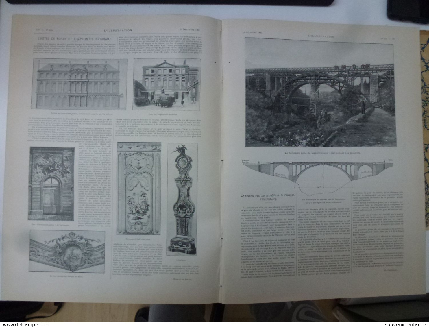 L'Illustration Décembre 1901 Soupe à La Tortue Nouveau Pont De Luxembourg Transmandchourien Sourds Muets - L'Illustration