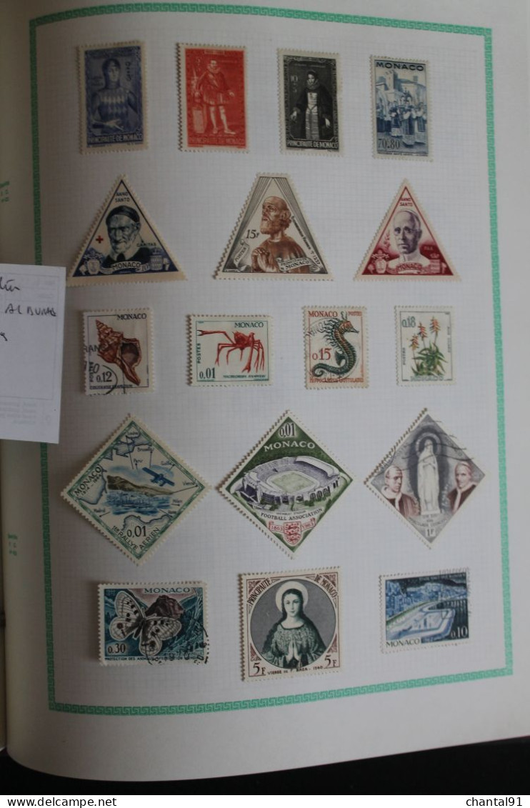 COLLECTION COLONIES FRANCAISES + DE 1400 TIMBRES DANS ALBUM NEUFS ET OBLITERES RELIURE YVERT ET TELLIER - Collections (en Albums)