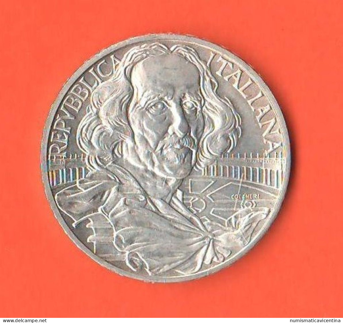 Italia 1000 Lire 1998 Bernini Italy Italie Silver Commemorative Coin - Conmemorativas