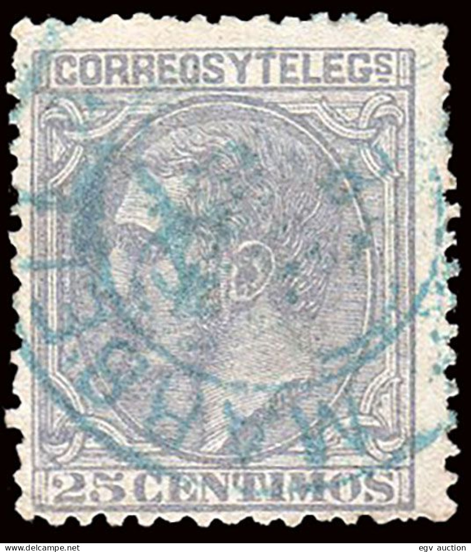 Málaga - Edi O 204 - 25 Cts.- Mat Trébol Azul "Marbella" - Used Stamps