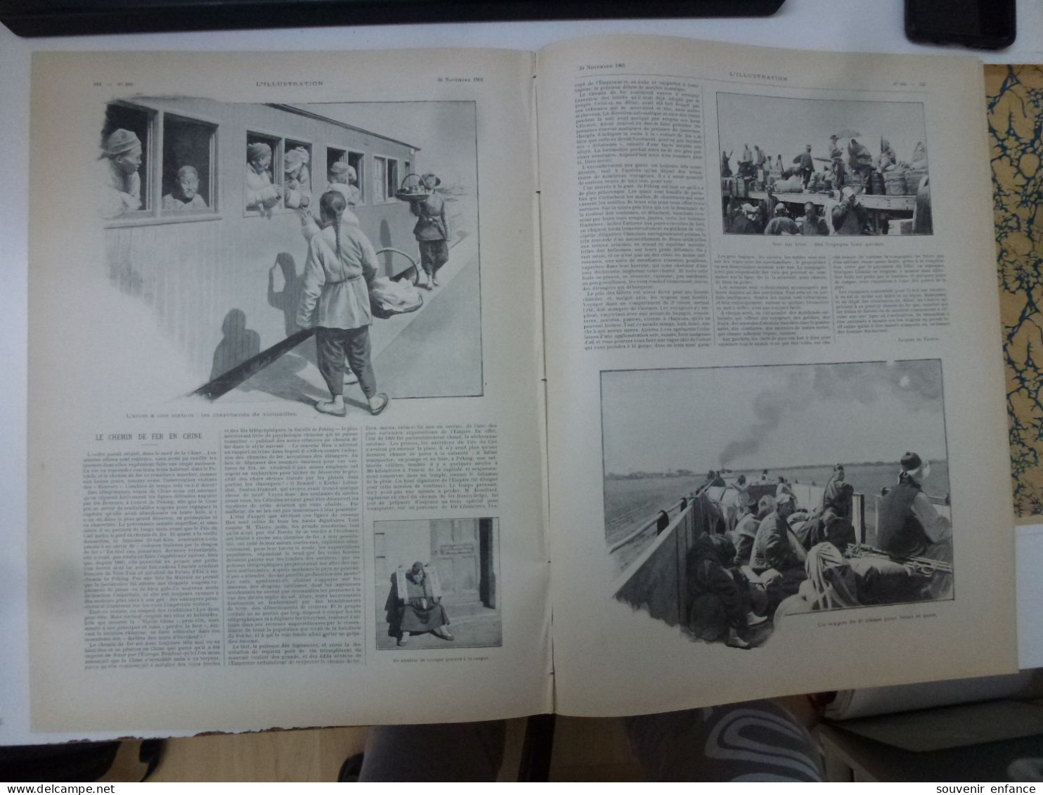 L'Illustration Novembre 1901 Chine Chemin De Fer Saint Sépulcre Jérusalem Expédition Mytilène Famine Aux Indes - L'Illustration
