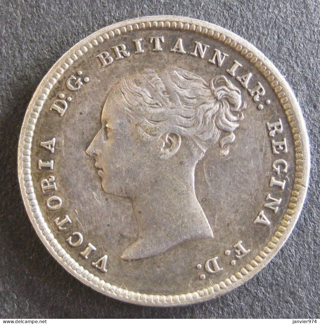 Grande Bretagne 4 Pence 1870, Victoria , En Argent , Superbe. KM# 732 - G. 4 Pence/ Groat