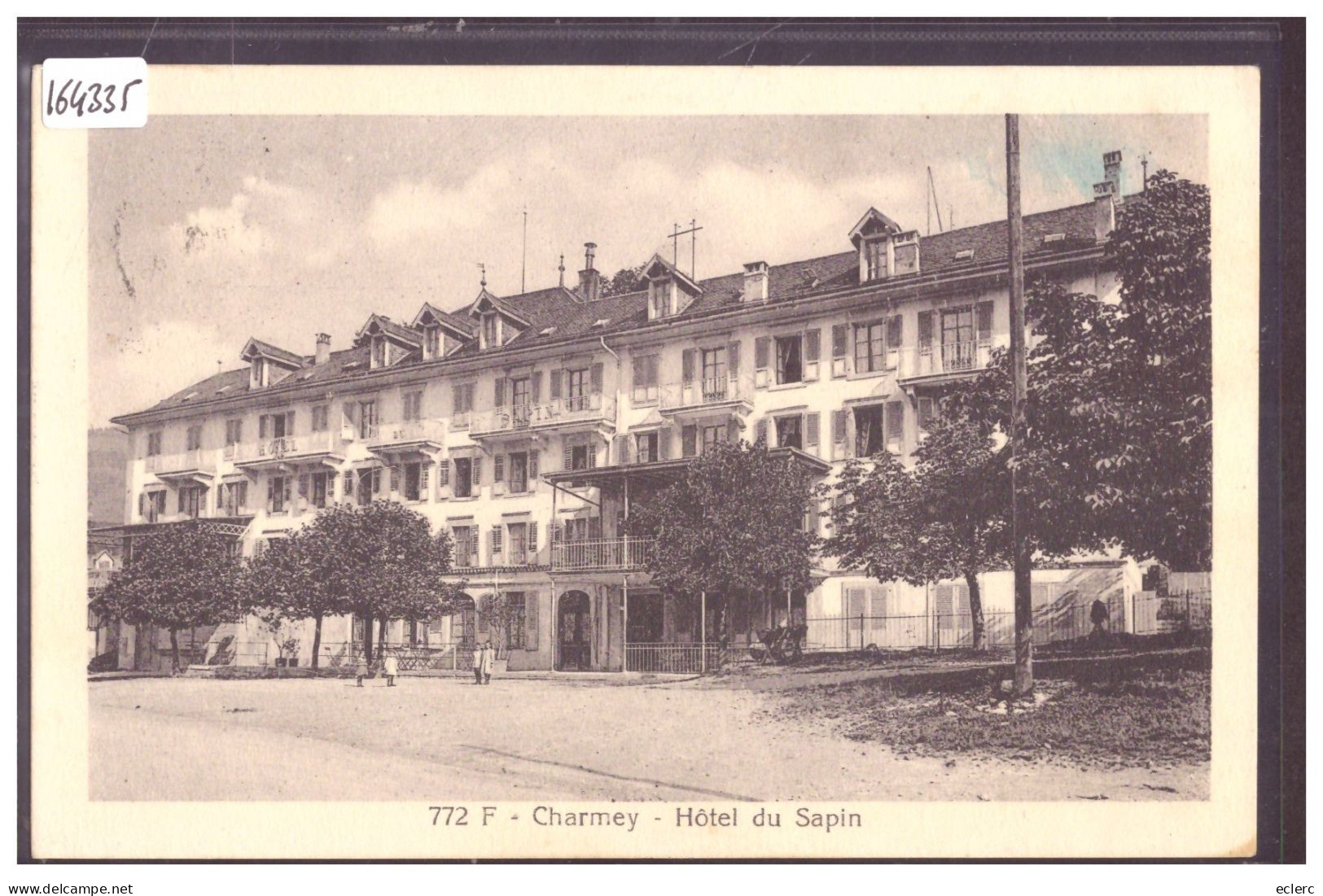 CHARMEY - HOTEL DU SAPIN - TB - Charmey