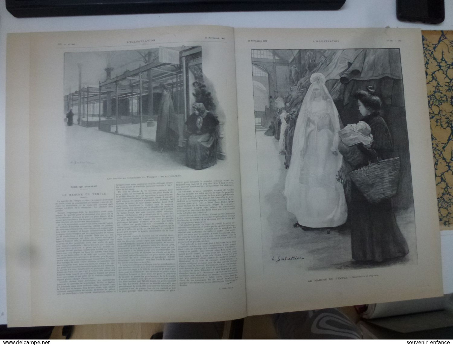 L'Illustration Novembre 1901 Bureau Central Des Télégraphes Marché Du Temple Affaire D'Argoundou Meudon Berthelot - L'Illustration