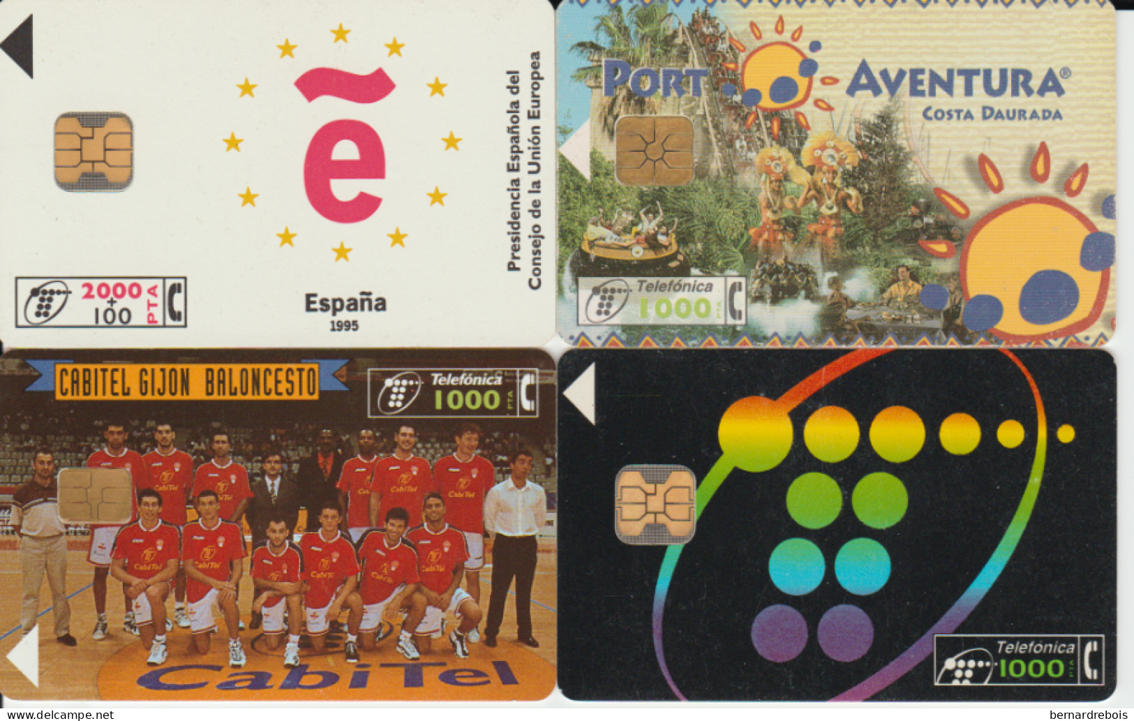 B08 - 4 CARTES A PUCE Pour 1 Euro - Collections