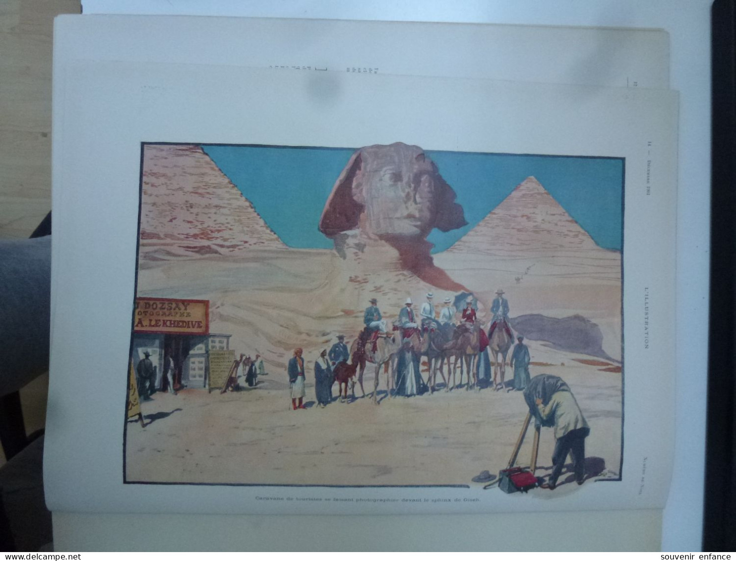 L'Illustration Décembre 1901 Pyramide D'Egypte Sphinx De Giseh Danse Du Sabre Pyramides De Sakkara - L'Illustration