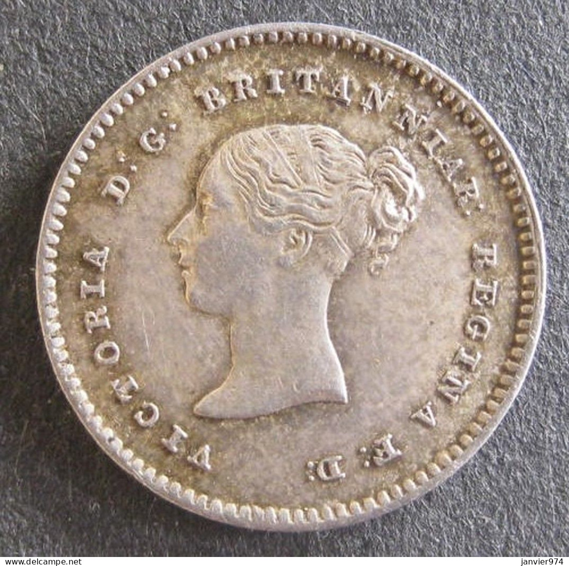 Grande Bretagne 2 Pence 1838, Victoria , En Argent , UNC. KM# 729 - E. 1 1/2 - 2 Pence