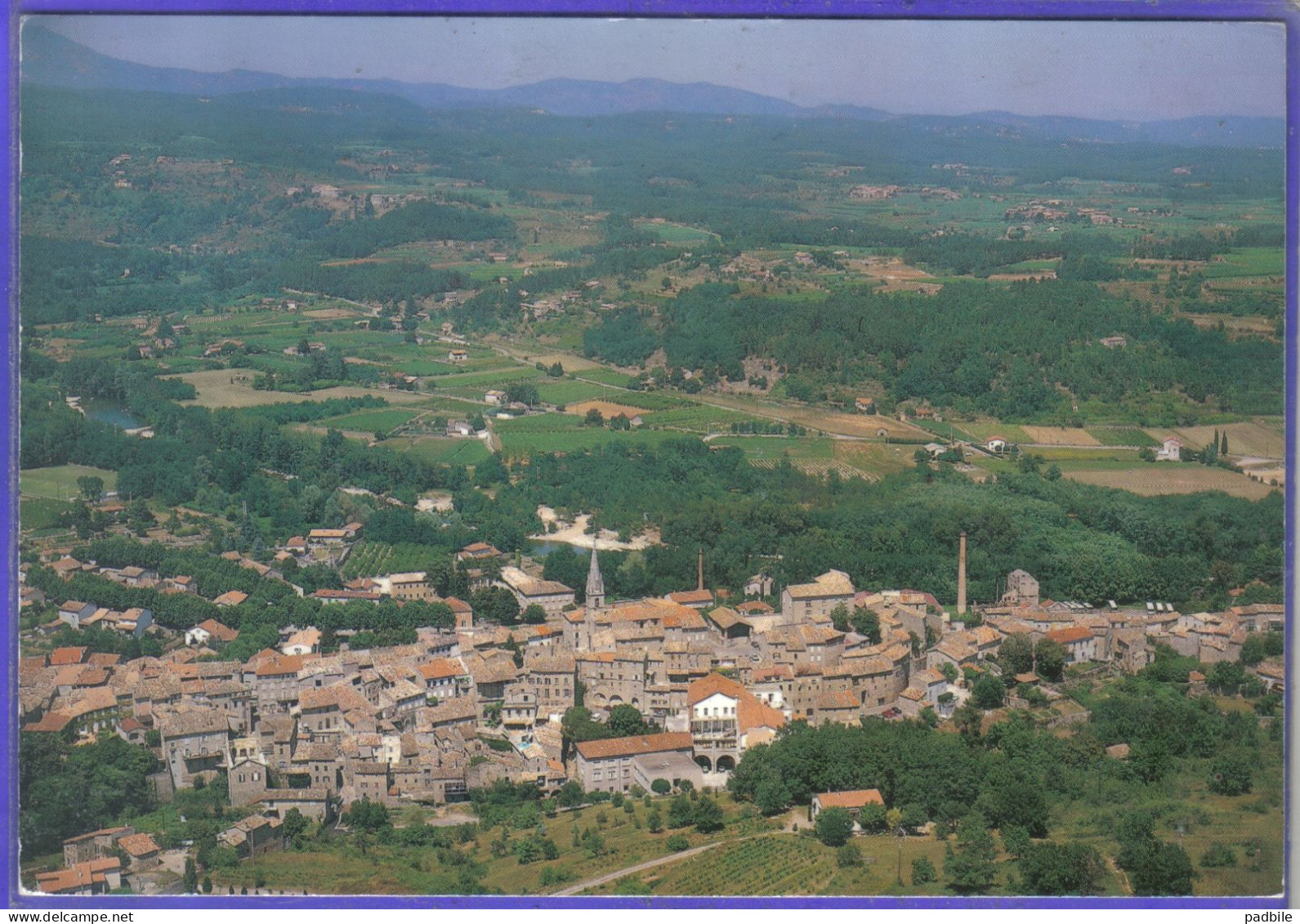 Carte Postale 07. Joyeuse   Vue Aérienne   Très Beau Plan - Joyeuse