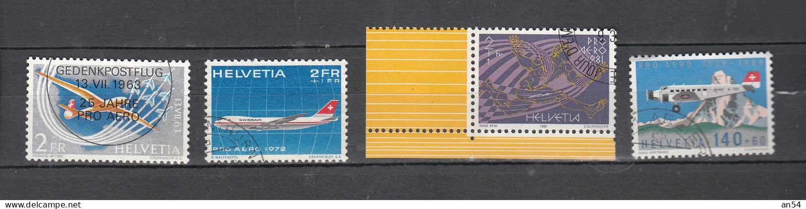 PA 1963/88     N° F46 à F49  OBLITERES        CATALOGUE SBK - Used Stamps