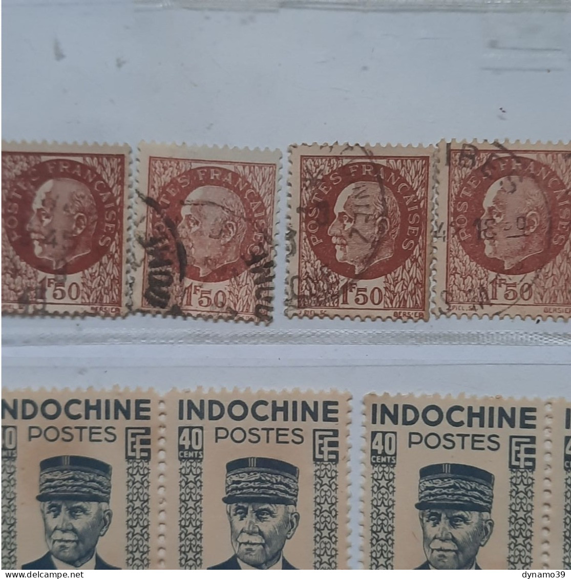 02K8 LOT DE TIMBRES LE MARECHAL PETAIN FRANCE INDOCHINE ALGERIE - 1941-42 Pétain