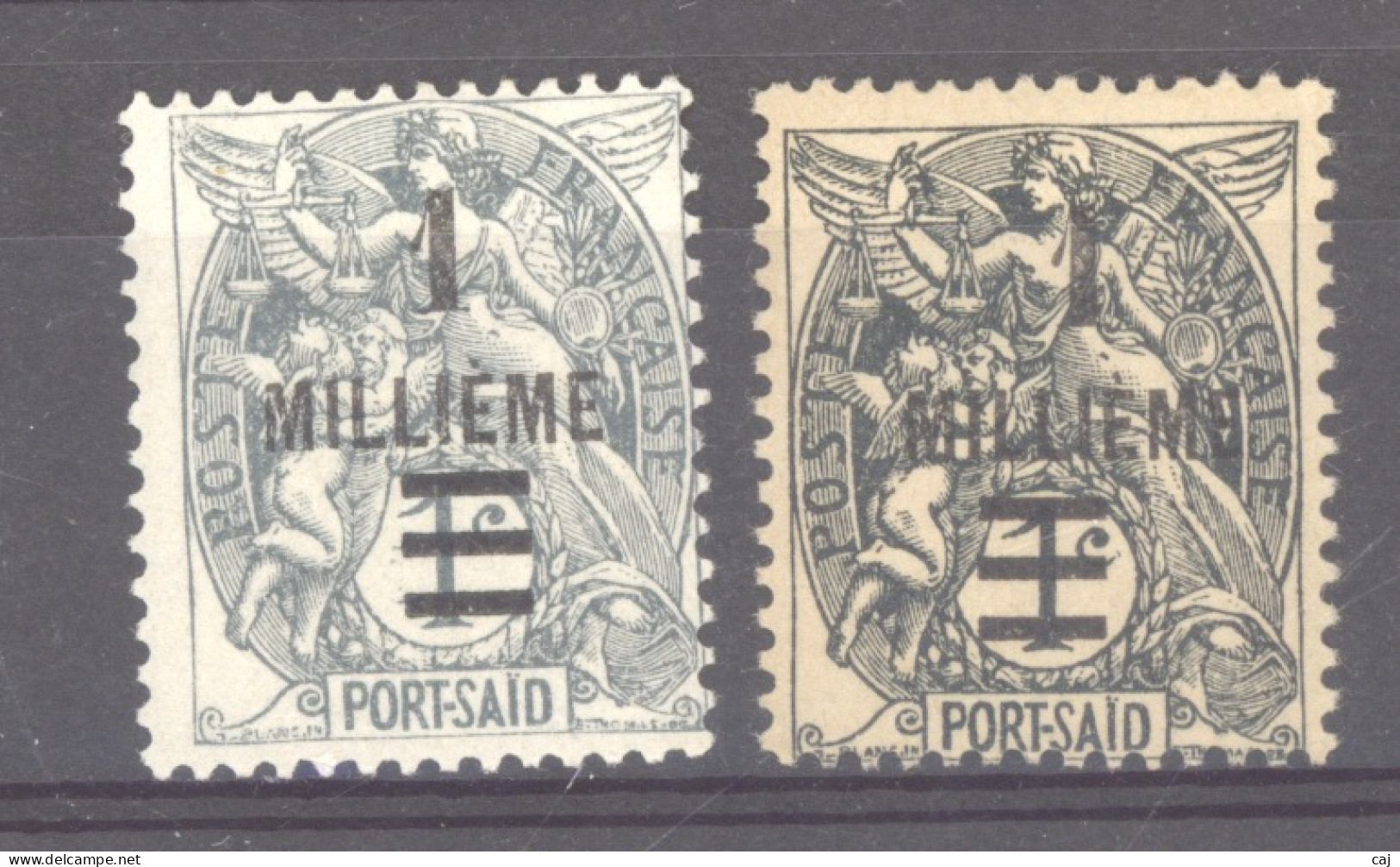 Port Saïd  :  Yv  69-69a  * - Unused Stamps