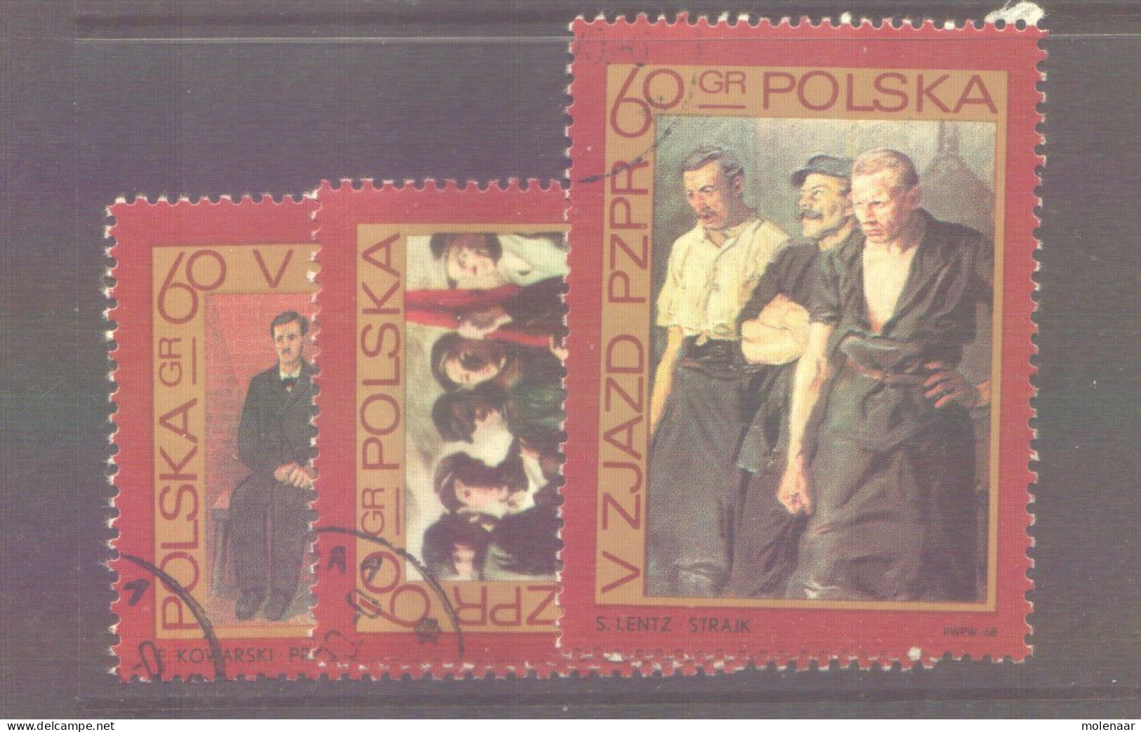 Postzegels > Europa > Polen > 1944-.... Republiek > 1961-70 > Gebruikt No. 1877-1879 (12020) - Gebraucht