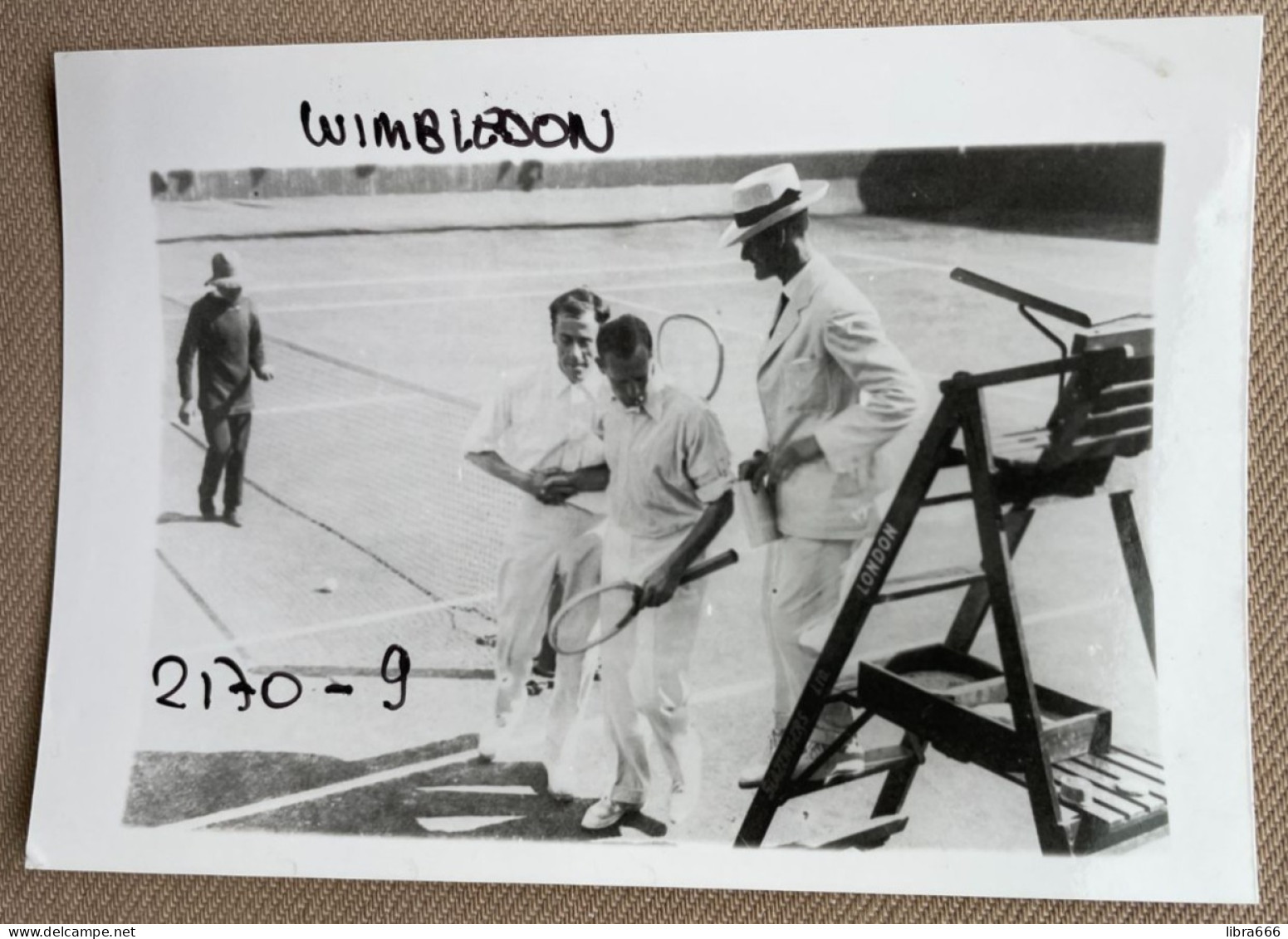 TENNIS - WIMBLEDON Finals 1914 BROOKS Vs WILDING - 12,5 X 9 Cm. (REPRO PHOTO ! - Zie Beschrijving - Voir Description) ! - Sports