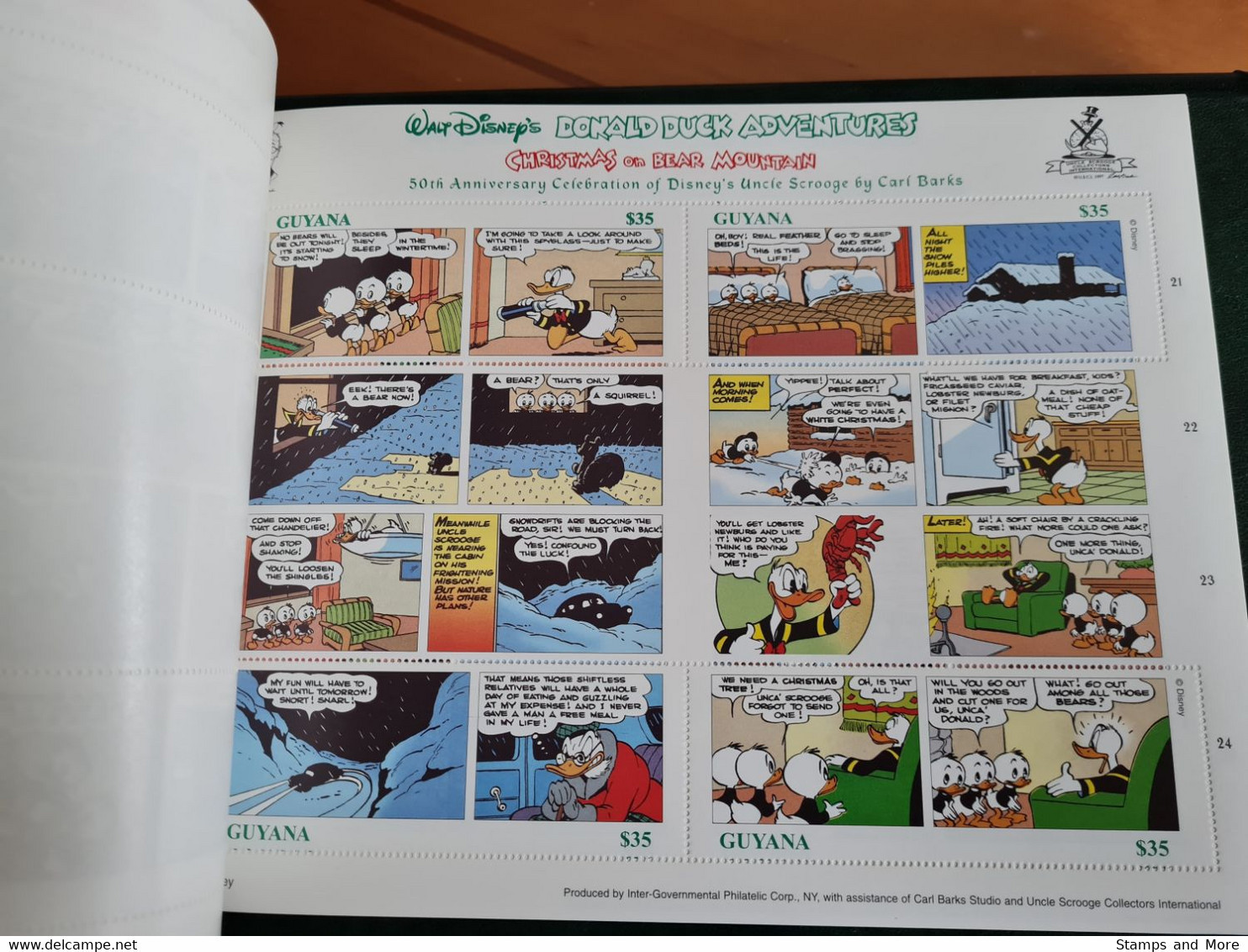 Guyana 1998 Booklet With Mi 6249-6290 MNH FIRST DISNEY COMIC BOOK IN POSTAGE STAMPS - Disney