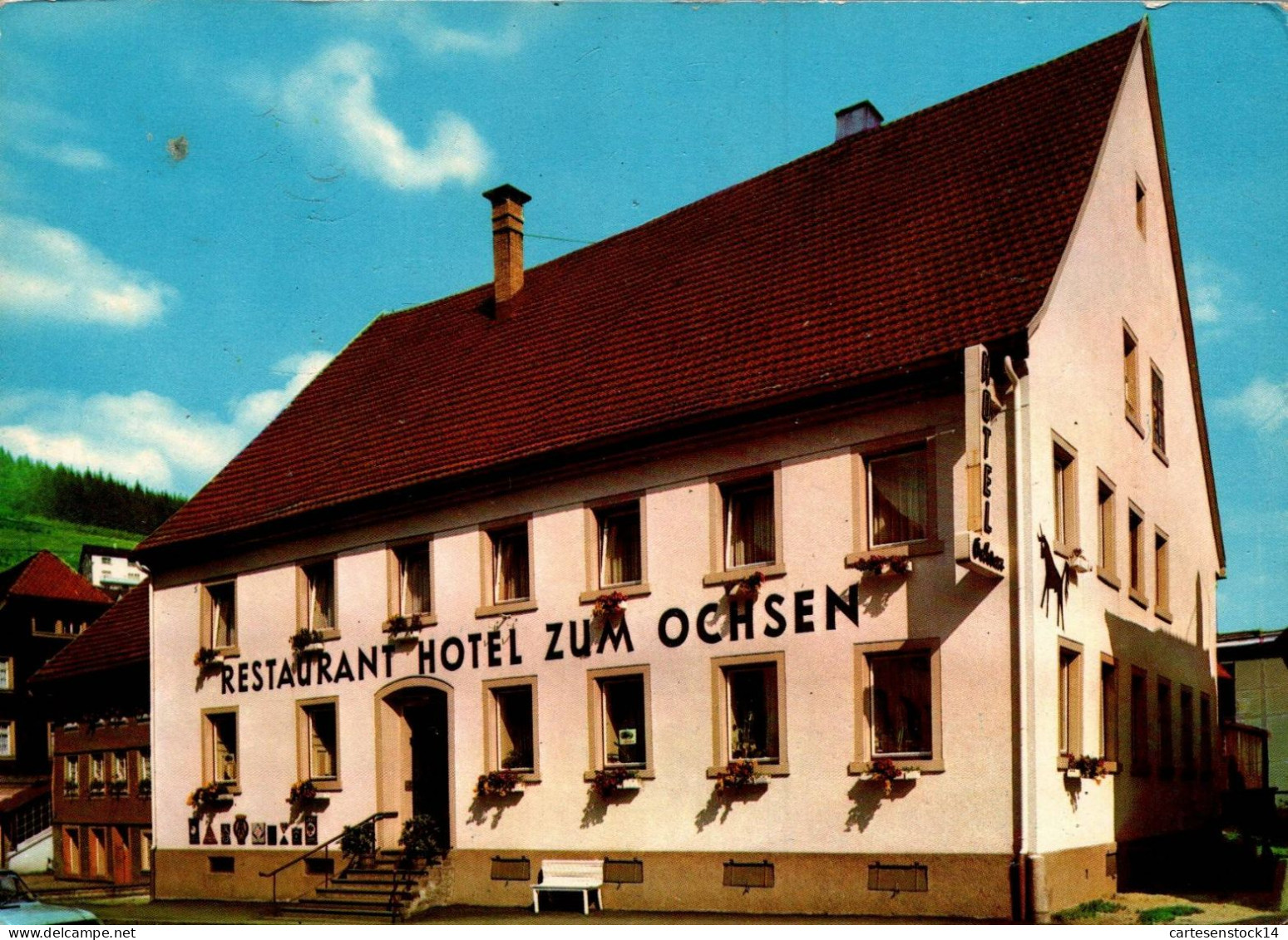 N°42133 Z -cpsm Hotel Zum Ochsen -Furtwangen - Furtwangen