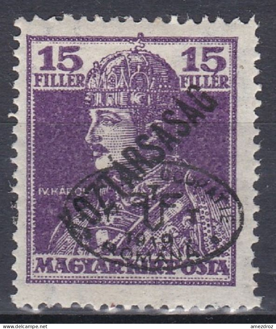 Hongrie Debrecen 1919 Mi 57b * Roi Charles IV    (A11) - Debreczin