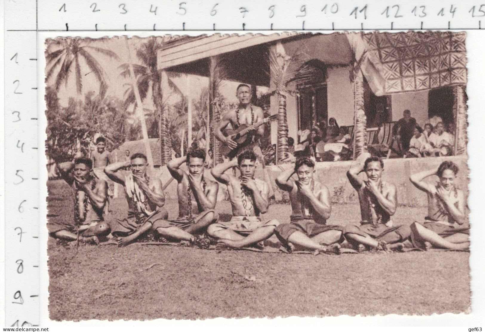 Missions Maristes D'Océanie - Danse D'hommes Aux Samoa - Samoa