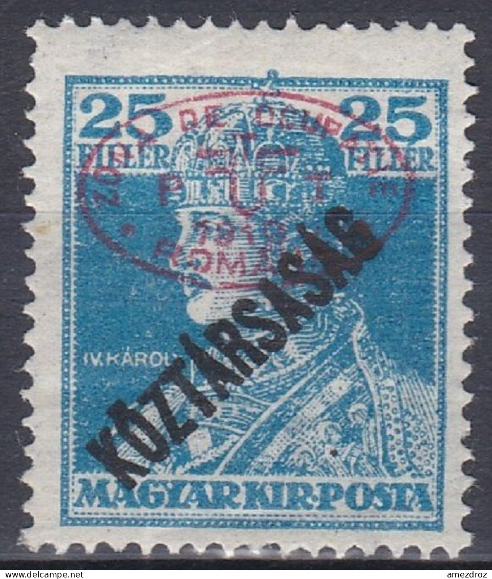 Hongrie Debrecen 1919 Mi 59a * Roi Charles IV    (A11) - Debreczin