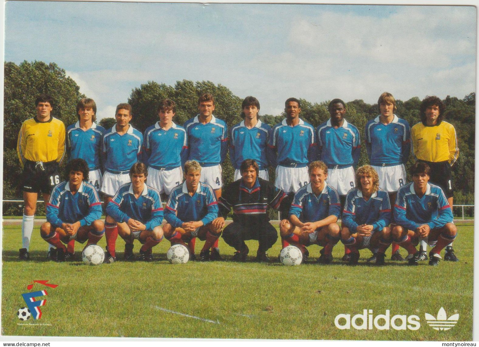 Sport : Football 1987  équipe D E France - Soccer