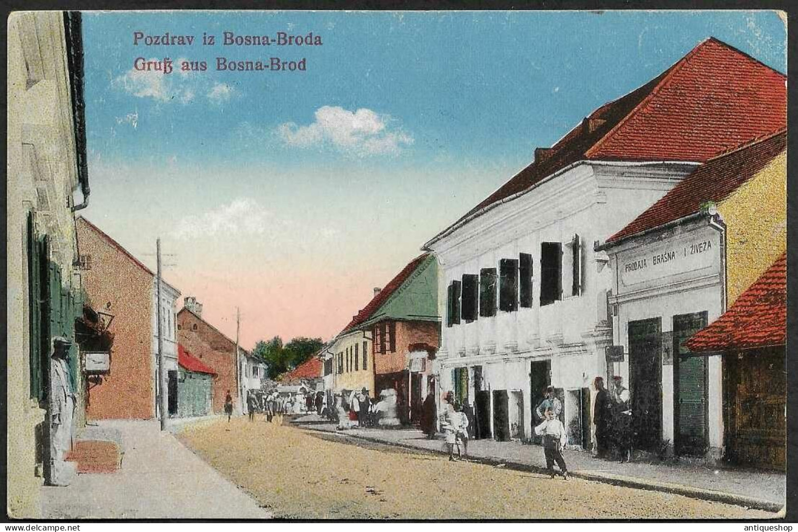 Bosnia And Herzegovina-----Bosanski Brod-----old Postcard - Bosnia And Herzegovina