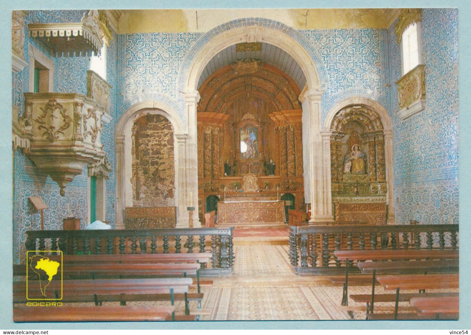 Jaboatão - Interior De Igreja De Nossa Senhora Dos Prazeres - Salvador De Bahia