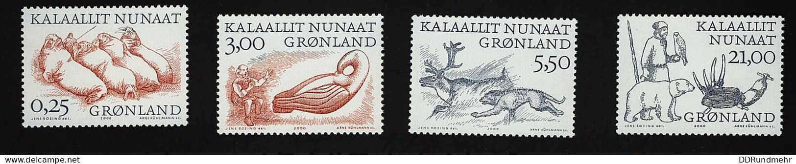 2000 Vikings Michel GL 347 - 350 Stamp Number GL 358 - 361 Yvert Et Tellier GL 326 - 329 Xx MNH - Neufs